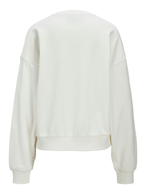 JACK&JONES ORIGINALS JXMERLE SPRING RLX SHORT LS CREW SW: Vanilla Ice/SAN FRANCISCO | Freewear JXMERLE SPRING RLX SHORT LS CREW SW: - www.freewear.nl - Freewear