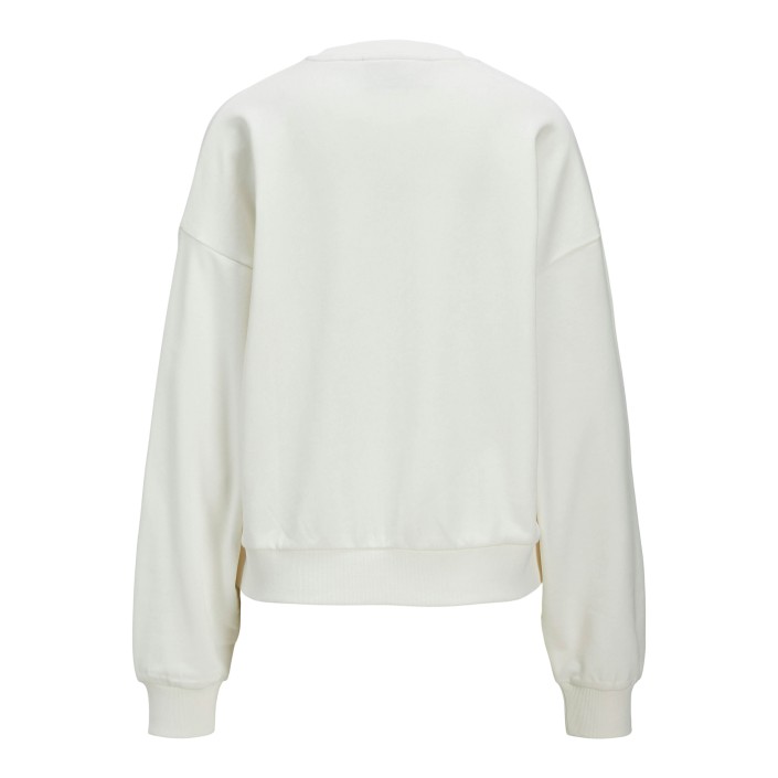 JACK&JONES ORIGINALS JXMERLE SPRING RLX SHORT LS CREW SW: Vanilla Ice/SAN FRANCISCO | Freewear JXMERLE SPRING RLX SHORT LS CREW SW: - www.freewear.nl - Freewear
