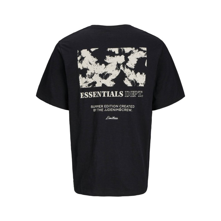 JACK&JONES ORIGINALS JJJEFF MONOCHROME TEE SS CREW NECK Black | Freewear JJJEFF MONOCHROME TEE SS CREW NECK - www.freewear.nl - Freewear