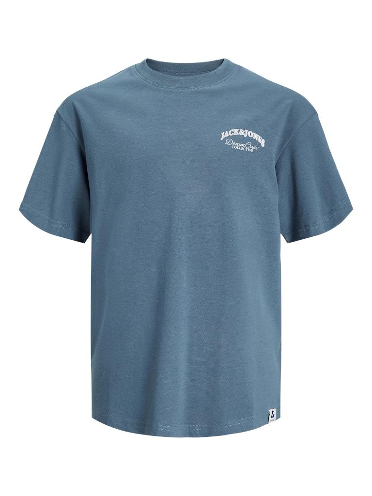 JACK&JONES JUNIOR JJEBRANDES BACKP RELAXED TEE SS SN JNR Jongens T-shirt - Oceanview