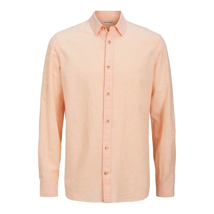 Jack & Jones:JACK&JONES ESSENTIALS JJESUMMER SHIRT LS SN Peach Parfait | Freewear JJESUMMER SHIRT LS SN - www.freewear.nl - Freewear