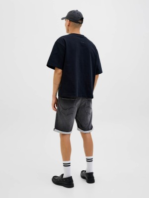 JACK&JONES INTELLIGENCE JJIRICK JJICON I.K. SHORTS GE 062 S: Black Denim | Freewear JJIRICK JJICON I.K. SHORTS GE 062 S: - www.freewear.nl - Freewear