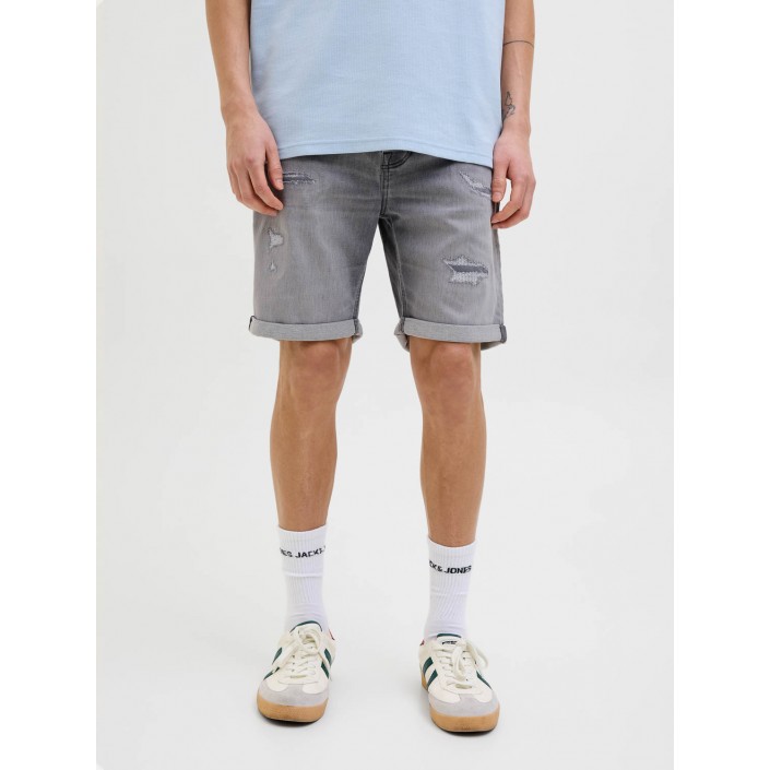 JACK&JONES INTELLIGENCE JJIRICK JJICON I.K. SHORTS GE 064 Grey Denim | Freewear JJIRICK JJICON I.K. SHORTS GE 064 - www.freewear.nl - Freewear