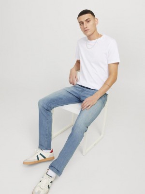 JACK&JONES INTELLIGENCE JJIGLENN JJFOX AM 496 NOOS Blue Denim | Freewear JJIGLENN JJFOX AM 496 NOOS - www.freewear.nl - Freewear