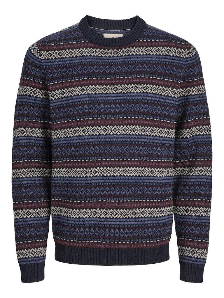 Jack and Jones Jprblunorwegian Knit Crew Neck