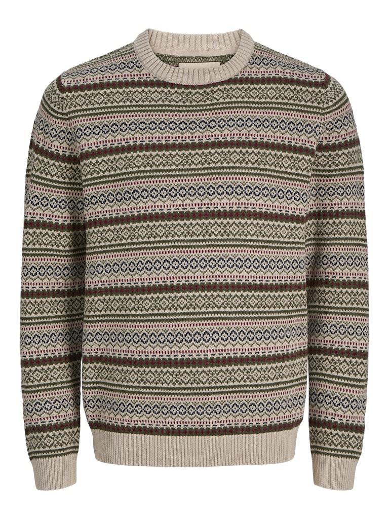 Jack and Jones Jprblunorwegian Knit Crew Neck