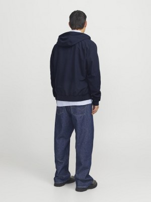Jack & Jones:JACK&JONES ESSENTIALS JJEPERFECT BOMBER NOOS Sky Captain | Freewear JJEPERFECT BOMBER NOOS - www.freewear.nl - Freewear