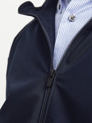 Jack & Jones:JACK&JONES ESSENTIALS JJEPERFECT BOMBER NOOS Sky Captain | Freewear JJEPERFECT BOMBER NOOS - www.freewear.nl - Freewear