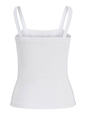 JACK&JONES ORIGINALS JXFIFI STR SL RIB TOP JRS SN Bright White | Freewear JXFIFI STR SL RIB TOP JRS SN - www.freewear.nl - Freewear