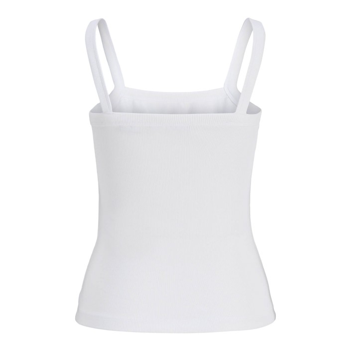 JACK&JONES ORIGINALS JXFIFI STR SL RIB TOP JRS SN Bright White | Freewear JXFIFI STR SL RIB TOP JRS SN - www.freewear.nl - Freewear