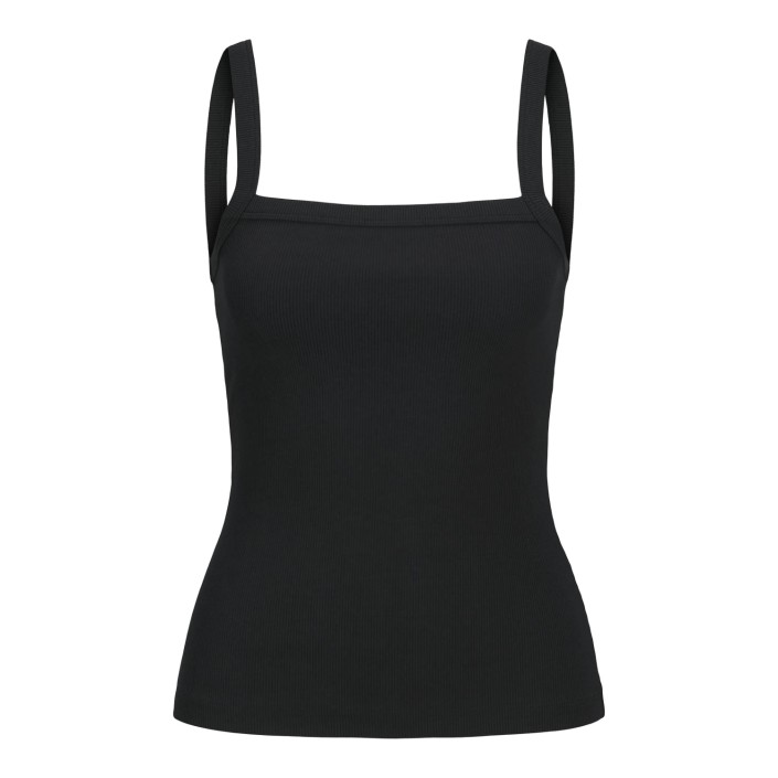 JACK&JONES ORIGINALS JXFIFI STR SL RIB TOP JRS SN Black | Freewear JXFIFI STR SL RIB TOP JRS SN - www.freewear.nl - Freewear