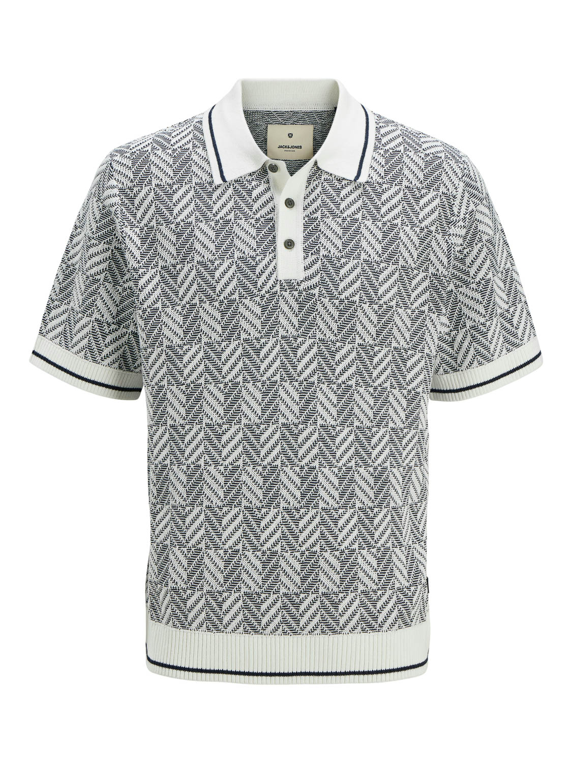 Jack and Jones Jprblucody Structure Knit Polo Ss