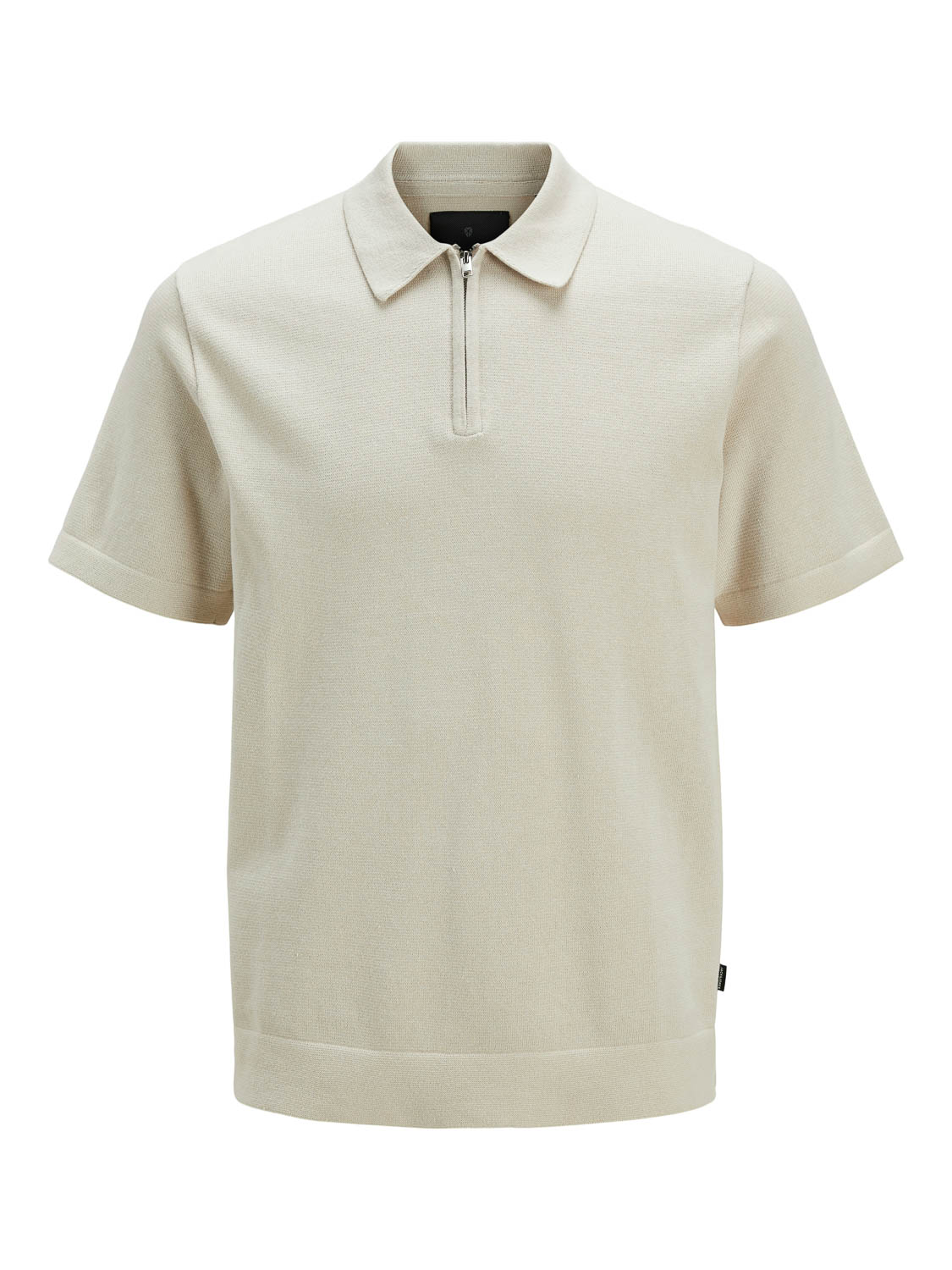 JACK & JONES - JPRBLAMILANO SPRING KNIT POLO SS SN - 12271401 - Silver lining
