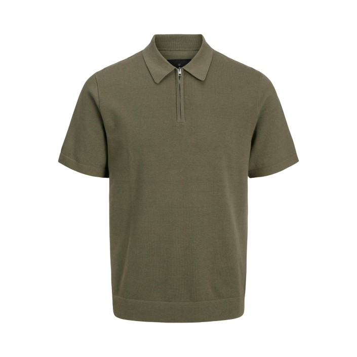 JACK%JONES PREMIUM JPRBLAMILANO SPRING KNIT POLO SS SN Tea Leaf | Freewear JPRBLAMILANO SPRING KNIT POLO SS SN - www.freewear.nl - Freewear