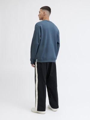 JACK&JONES ORIGINALS JCOJOE SWEAT CREW NECK SMU Orion Blue | Freewear JCOJOE SWEAT CREW NECK SMU - www.freewear.nl - Freewear