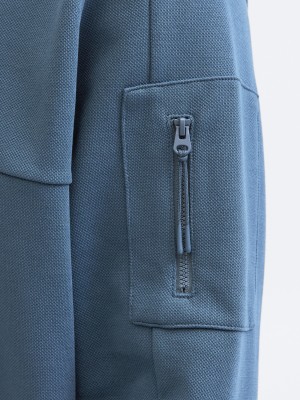 JACK&JONES ORIGINALS JCOJOE SWEAT CREW NECK SMU Orion Blue | Freewear JCOJOE SWEAT CREW NECK SMU - www.freewear.nl - Freewear