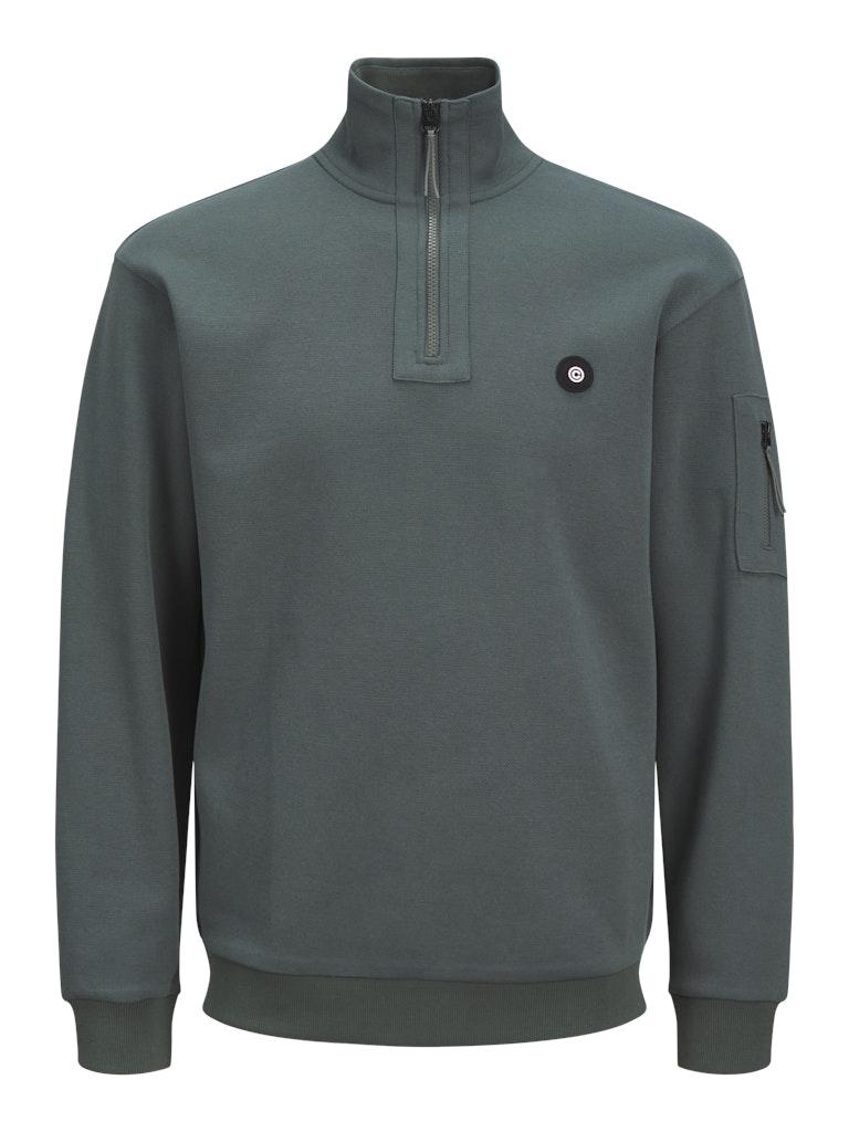 Jack & Jones Trui Jcodonald Half Zip Sweat Smu 12271425 Urban Chic Mannen Maat - M