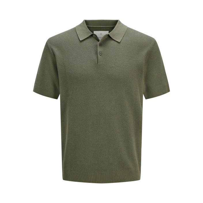 JACK%JONES PREMIUM JPRCCCOOPER KNIT POLO SS SN Tea Leaf | Freewear JPRCCCOOPER KNIT POLO SS SN - www.freewear.nl - Freewear