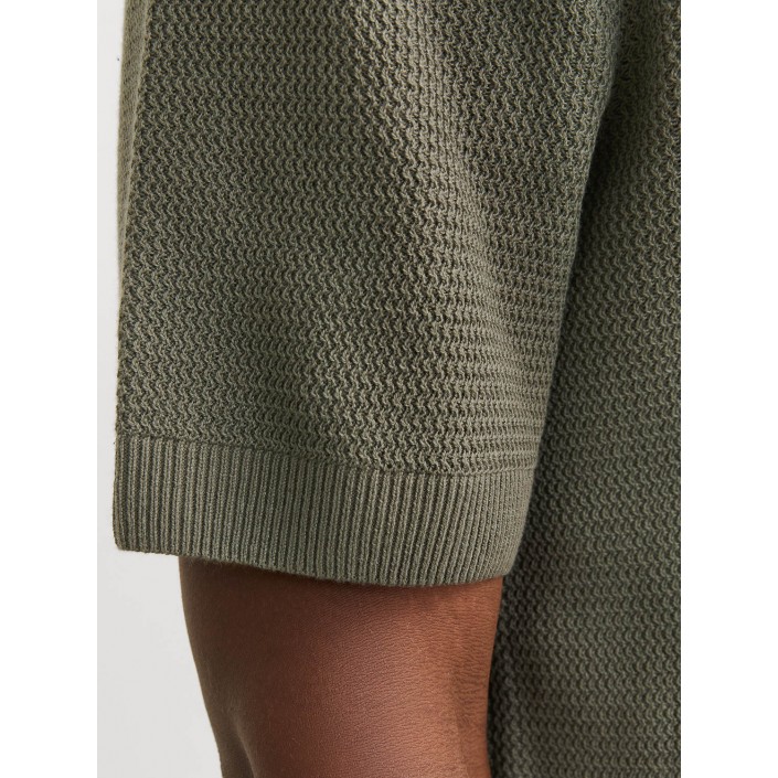 JACK%JONES PREMIUM JPRCCCOOPER KNIT POLO SS SN Tea Leaf | Freewear JPRCCCOOPER KNIT POLO SS SN - www.freewear.nl - Freewear