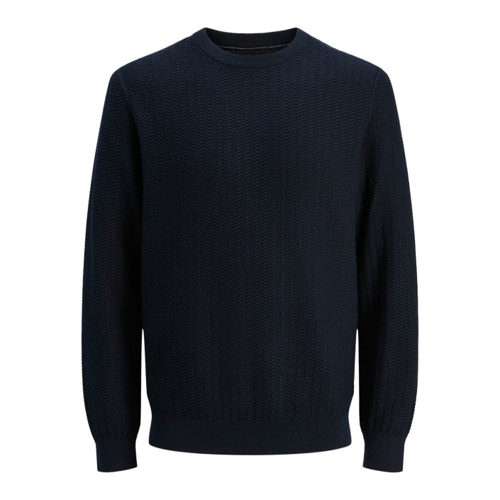 JACK%JONES PREMIUM JPRCCTRAVIS KNIT CREW NECK Night Sky | Freewear JPRCCTRAVIS KNIT CREW NECK - www.freewear.nl - Freewear