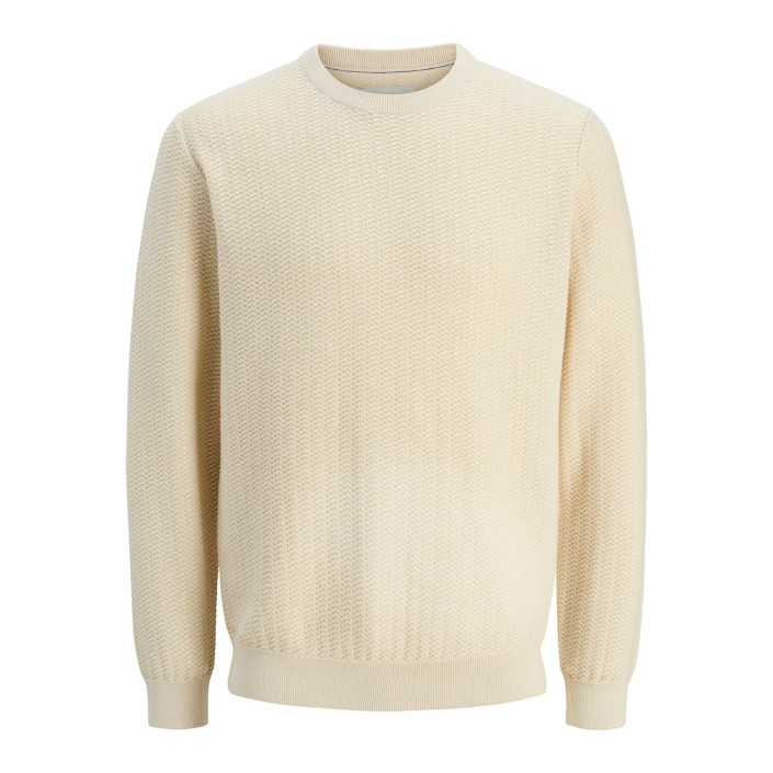 JACK%JONES PREMIUM JPRCCTRAVIS KNIT CREW NECK Whitecap Gray | Freewear JPRCCTRAVIS KNIT CREW NECK - www.freewear.nl - Freewear