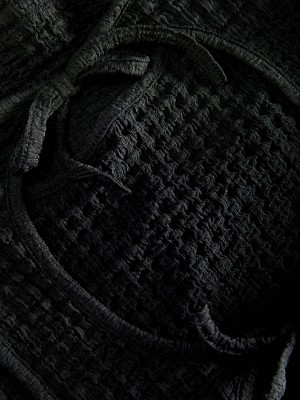 JACK&JONES ORIGINALS JXMOON SL OPEN BACK TOP JRS Black | Freewear JXMOON SL OPEN BACK TOP JRS - www.freewear.nl - Freewear