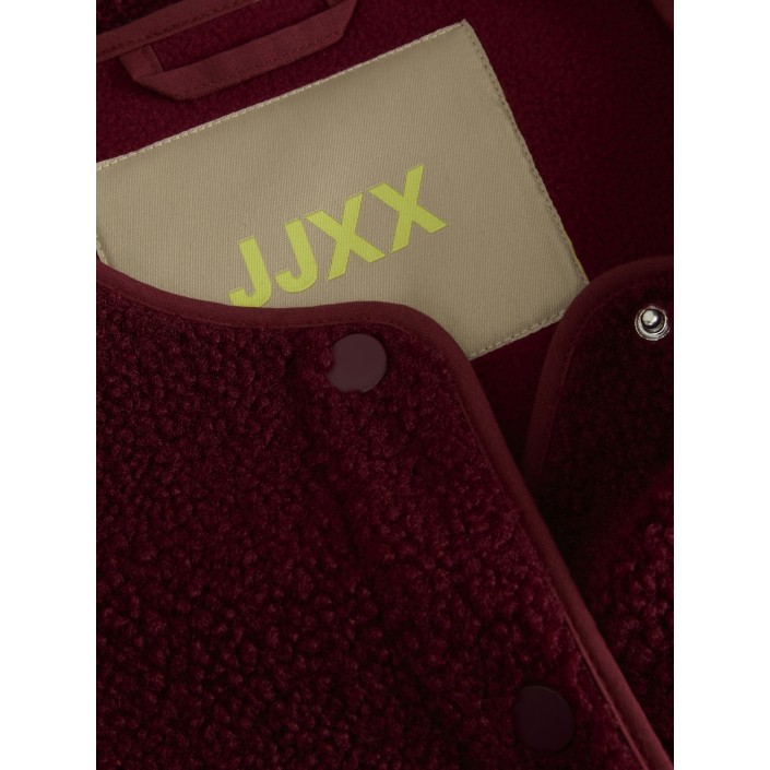 JACK&JONES ORIGINALS JXVERA TEDDY VEST OTW SN Cabernet | Freewear JXVERA TEDDY VEST OTW SN - www.freewear.nl - Freewear