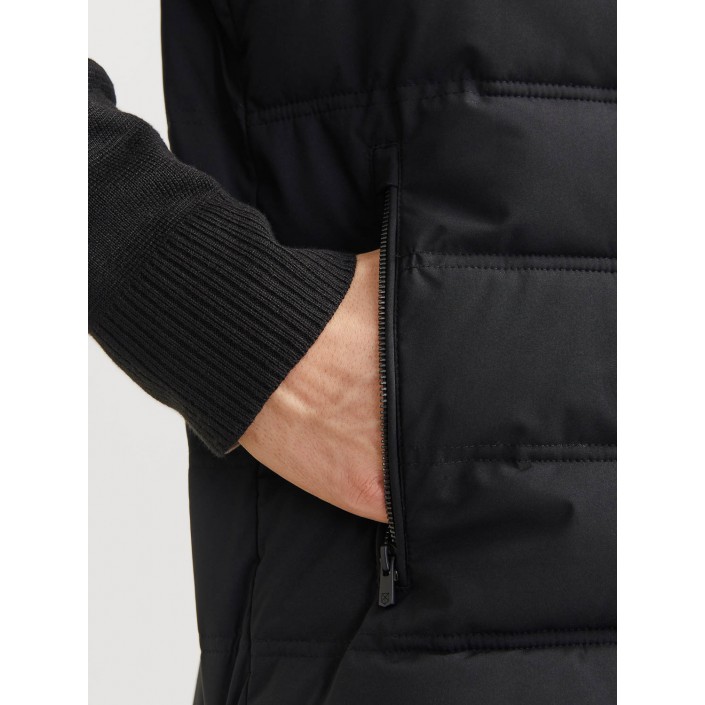 JACK%JONES PREMIUM JPRBLATURNER HYBRID JACKET Black | Freewear JPRBLATURNER HYBRID JACKET - www.freewear.nl - Freewear
