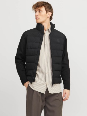 JACK%JONES PREMIUM JPRBLATURNER HYBRID JACKET Black | Freewear JPRBLATURNER HYBRID JACKET - www.freewear.nl - Freewear