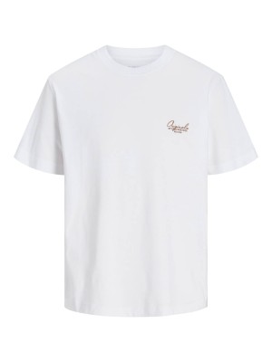 JACK&JONES ORIGINALS JORISLINGTON TYPE GRAPHIC BACK TEE : Bright White | Freewear JORISLINGTON TYPE GRAPHIC BACK TEE : - www.freewear.nl - Freewear