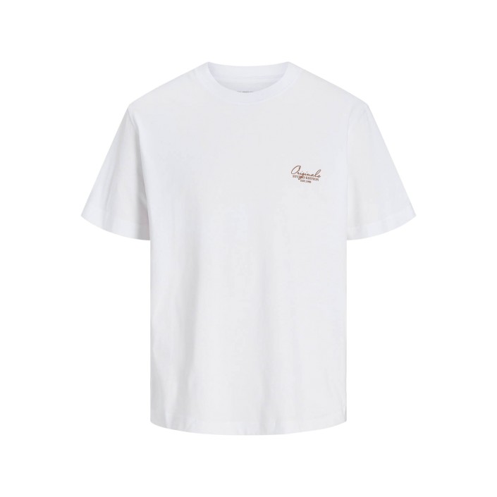 JACK&JONES ORIGINALS JORISLINGTON TYPE GRAPHIC BACK TEE : Bright White | Freewear JORISLINGTON TYPE GRAPHIC BACK TEE : - www.freewear.nl - Freewear