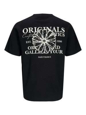 JACK&JONES ORIGINALS JORISLINGTON TYPE GRAPHIC BACK TEE : Black | Freewear JORISLINGTON TYPE GRAPHIC BACK TEE : - www.freewear.nl - Freewear