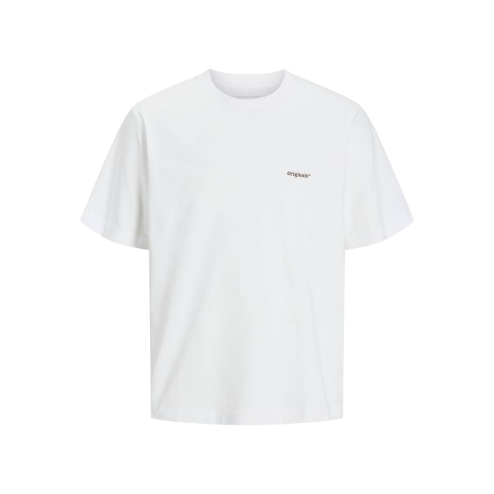 JACK&JONES ORIGINALS JORPAROS EASTER SKETCH TEE SS CREW : Bright White/PALMS | Freewear JORPAROS EASTER SKETCH TEE SS CREW : - www.freewear.nl - Freewear