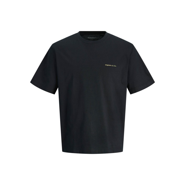 JACK&JONES ORIGINALS JORPAROS EASTER SKETCH TEE SS CREW : Black/YELLOW CLAM | Freewear JORPAROS EASTER SKETCH TEE SS CREW : - www.freewear.nl - Freewear