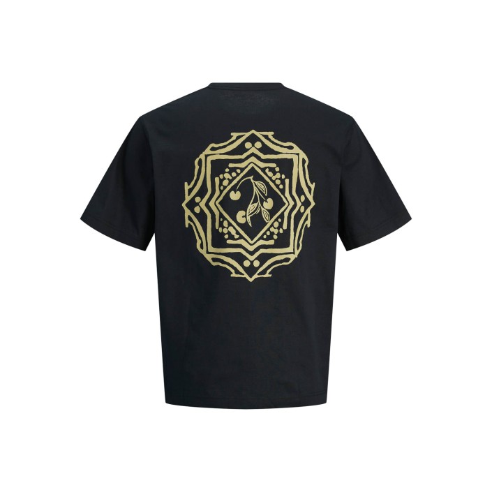 JACK&JONES ORIGINALS JORPAROS EASTER SKETCH TEE SS CREW : Black/YELLOW CLAM | Freewear JORPAROS EASTER SKETCH TEE SS CREW : - www.freewear.nl - Freewear