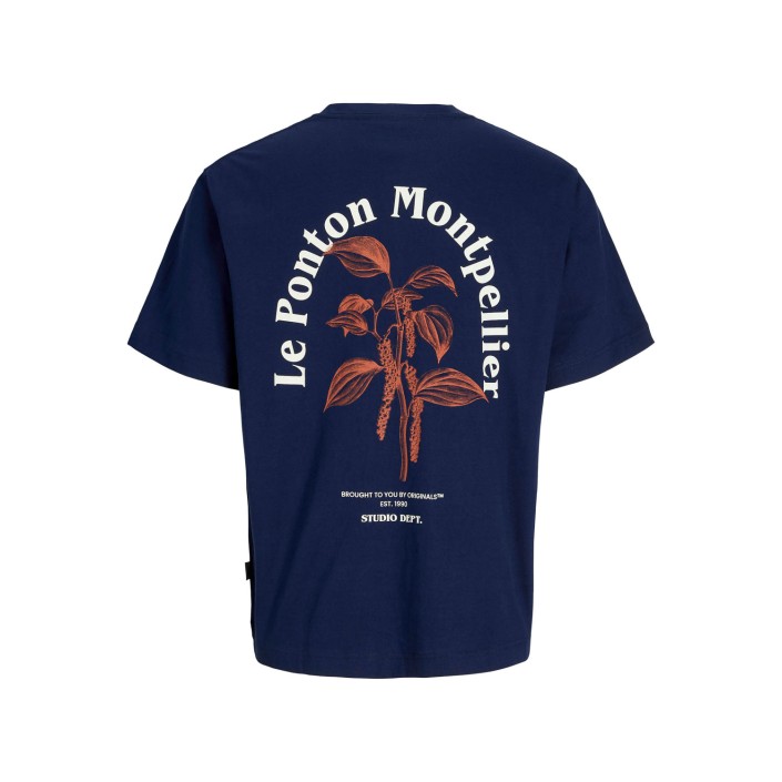 JACK&JONES ORIGINALS JORPAROS EASTER SKETCH TEE SS CREW : Ocean Cavern | Freewear JORPAROS EASTER SKETCH TEE SS CREW : - www.freewear.nl - Freewear