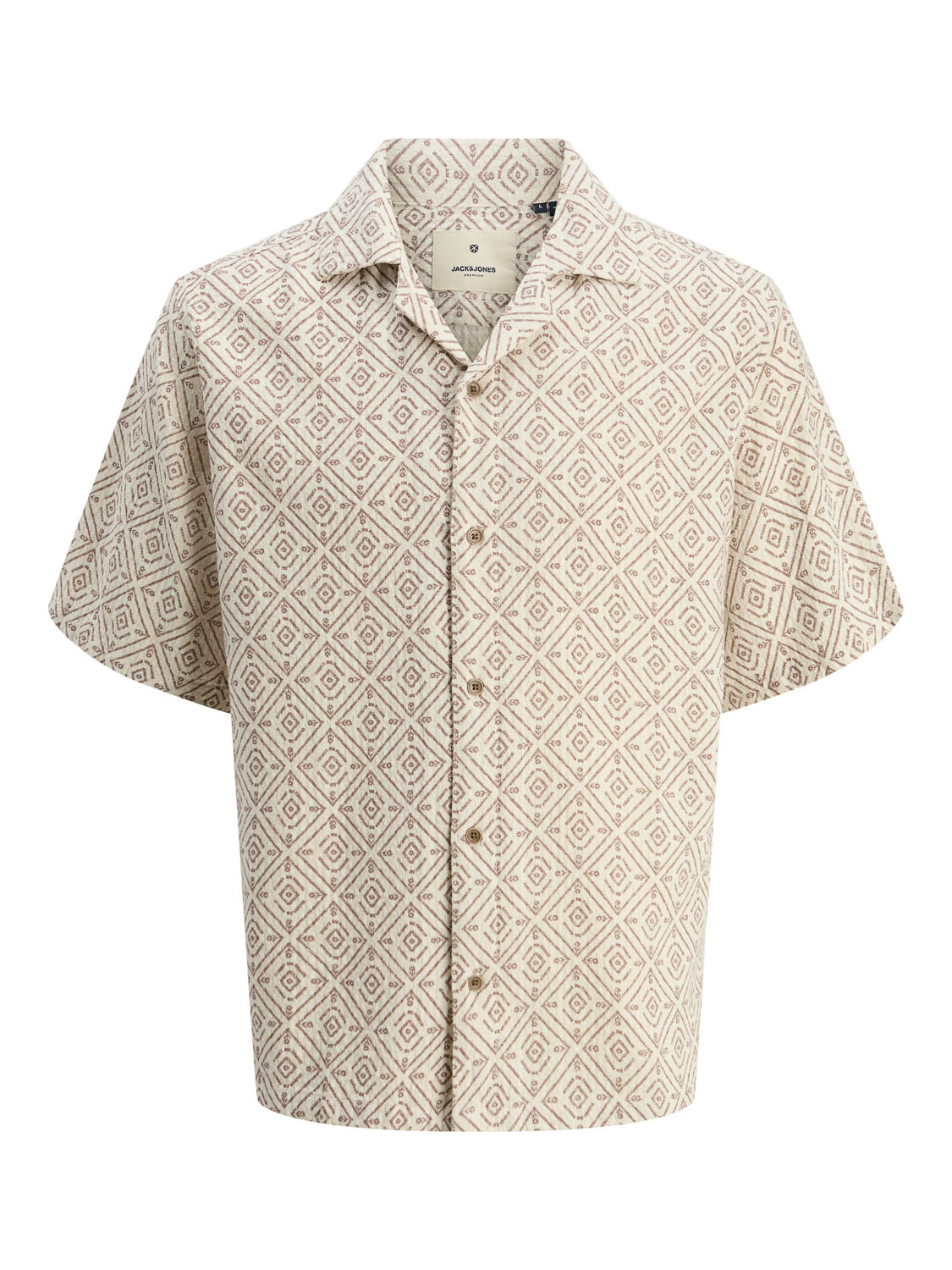 Jack and Jones Jprbluvincent Print Resort S/s Shir: