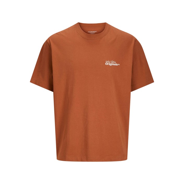JACK&JONES ORIGINALS JORPAROS ELEMENT BACK TEE SS CREW N: Arabian Spice | Freewear JORPAROS ELEMENT BACK TEE SS CREW N: - www.freewear.nl - Freewear