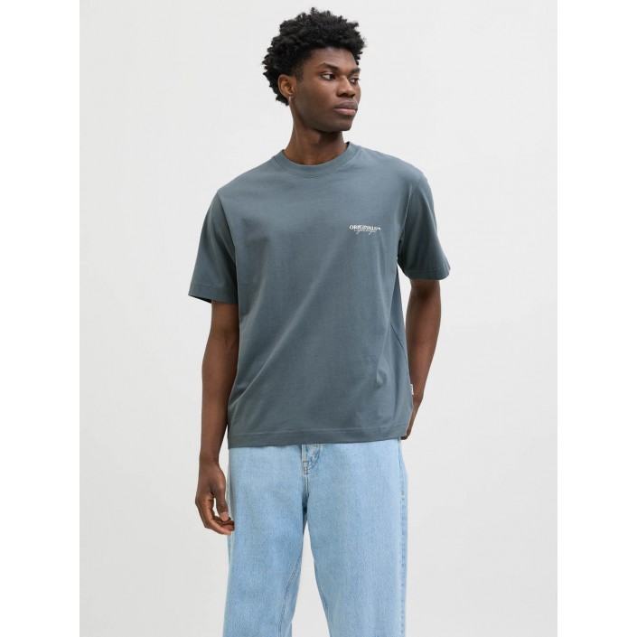 JACK&JONES ORIGINALS JORISLINGTON TYPE TEE SS CREW NECK : Stormy Weather | Freewear JORISLINGTON TYPE TEE SS CREW NECK : - www.freewear.nl - Freewear