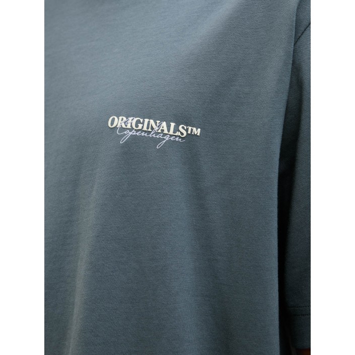 JACK&JONES ORIGINALS JORISLINGTON TYPE TEE SS CREW NECK : Stormy Weather | Freewear JORISLINGTON TYPE TEE SS CREW NECK : - www.freewear.nl - Freewear