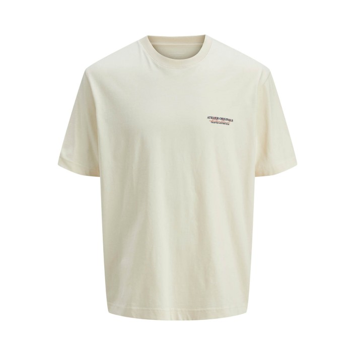 JACK&JONES ORIGINALS JORISLINGTON TYPE TEE SS CREW NECK : Antique White | Freewear JORISLINGTON TYPE TEE SS CREW NECK : - www.freewear.nl - Freewear