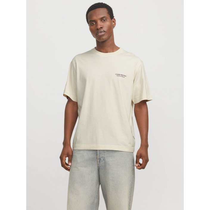 JACK&JONES ORIGINALS JORISLINGTON TYPE TEE SS CREW NECK : Antique White | Freewear JORISLINGTON TYPE TEE SS CREW NECK : - www.freewear.nl - Freewear