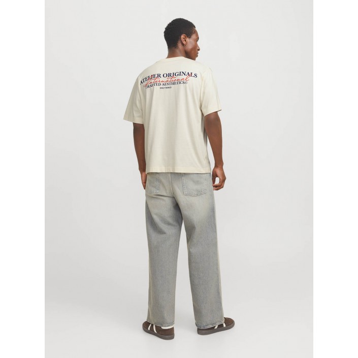 JACK&JONES ORIGINALS JORISLINGTON TYPE TEE SS CREW NECK : Antique White | Freewear JORISLINGTON TYPE TEE SS CREW NECK : - www.freewear.nl - Freewear