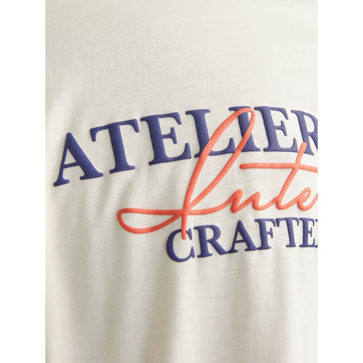 JACK&JONES ORIGINALS JORISLINGTON TYPE TEE SS CREW NECK : Bright White | Freewear JORISLINGTON TYPE TEE SS CREW NECK : - www.freewear.nl - Freewear