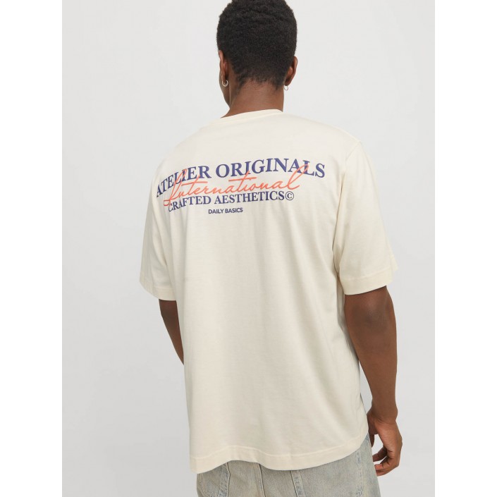 JACK&JONES ORIGINALS JORISLINGTON TYPE TEE SS CREW NECK : Bright White | Freewear JORISLINGTON TYPE TEE SS CREW NECK : - www.freewear.nl - Freewear