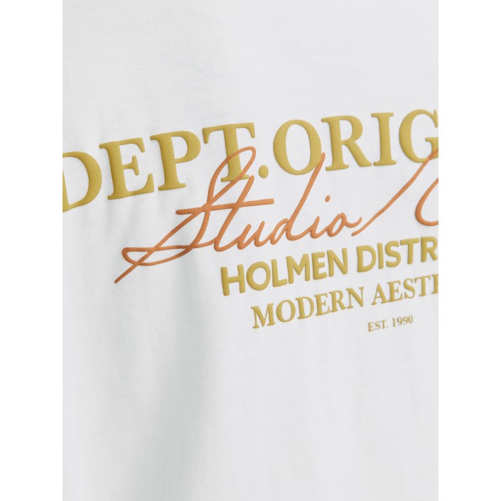 JACK&JONES ORIGINALS JORISLINGTON TYPE TEE SS CREW NECK : Bright White | Freewear JORISLINGTON TYPE TEE SS CREW NECK : - www.freewear.nl - Freewear