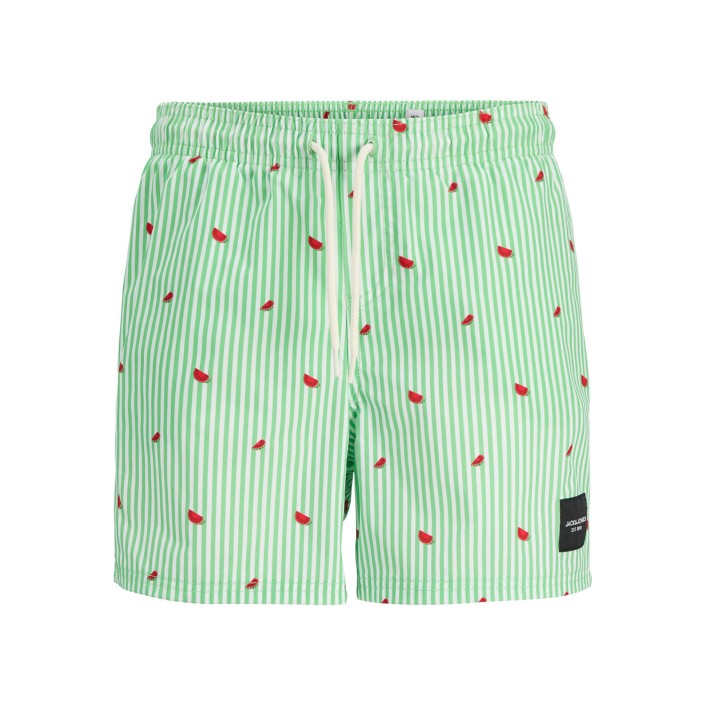 jack en jones boys JPSTMAUI JJSWIM MINI STRIPE AKM JNR Summer Green | Freewear JPSTMAUI JJSWIM MINI STRIPE AKM JNR - www.freewear.nl - Freewear