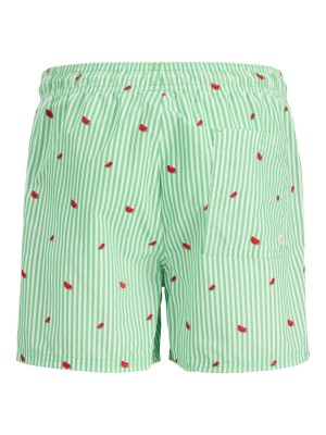 jack en jones boys JPSTMAUI JJSWIM MINI STRIPE AKM JNR Summer Green | Freewear JPSTMAUI JJSWIM MINI STRIPE AKM JNR - www.freewear.nl - Freewear