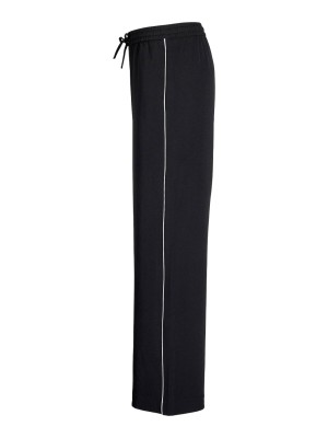 JACK&JONES ORIGINALS JXLIA DETAIL MW STRING PANT PNT Black/White piping | Freewear JXLIA DETAIL MW STRING PANT PNT - www.freewear.nl - Freewear
