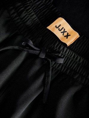 JACK&JONES ORIGINALS JXLIA DETAIL MW STRING PANT PNT Black/White piping | Freewear JXLIA DETAIL MW STRING PANT PNT - www.freewear.nl - Freewear